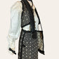 Vintage Folk Revival Skirt, Vest And Bag Knit Ensemble