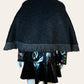 Vintage Woven In Scotland By Andrew Stewart Fringe Poncho