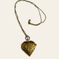 Gold Tone  Vintage Heart Watch Pendant