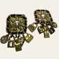 1980's ChaRnel Clip On Earrings