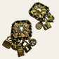 1980's ChaRnel Clip On Earrings