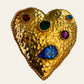 Edouard Rambaud Paris Heart Brooch