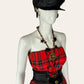 Vintage Red Tartan Dress/Skirt