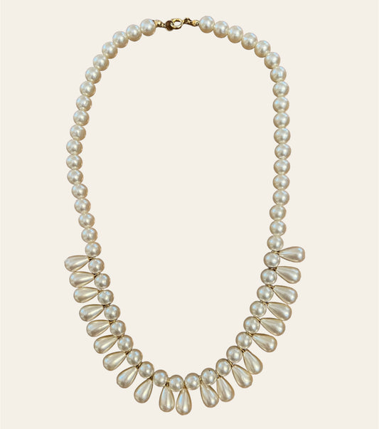 Vintage Faux Pearls Necklace