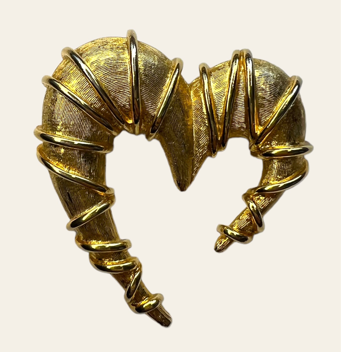 1990'S Anne Klein Heart Brooch