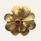 Lia Sophia Gold Tone Flower Ring