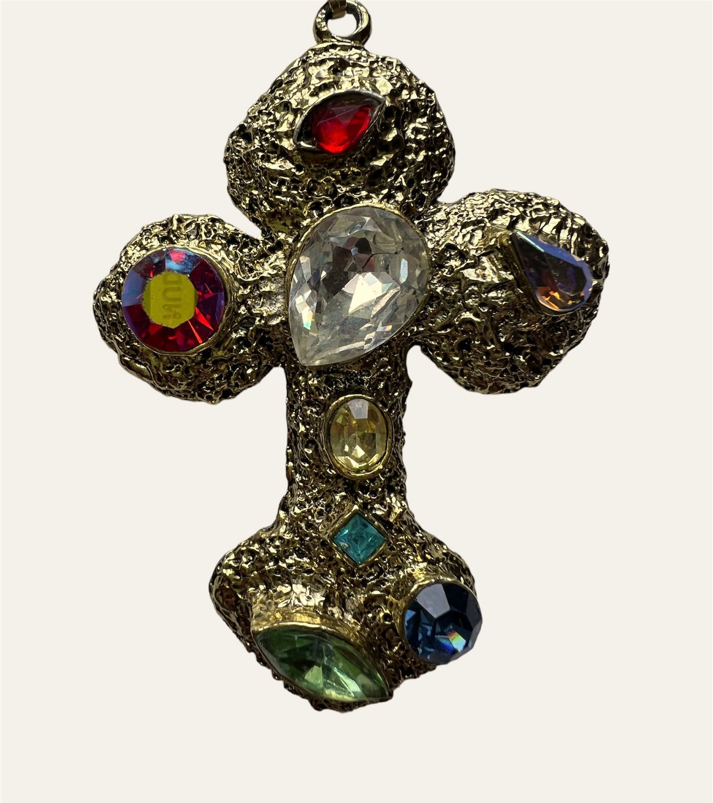 1980's Etruscan Gold Tone Cross