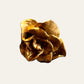 Massive Gold Tone 3D Flower Adjustable Ring