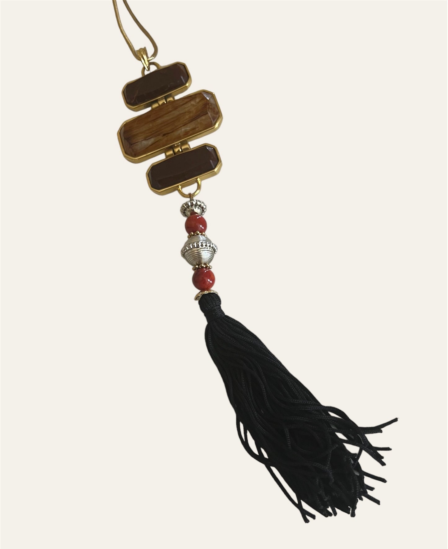 Long Statement Tassel Necklace